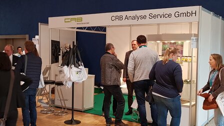 Messestand der CRB Analyse Service GmbH auf der DCONex 2019 | © CRB Analyse Service GmbH